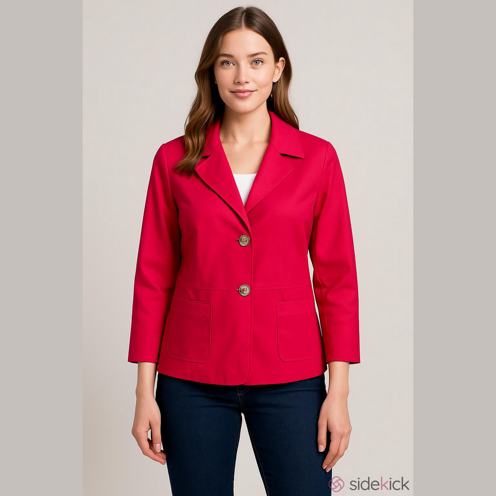 Rafella Hot Pink Women's Tailored Blazer/Jacket - Lined L NWOT